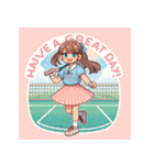 Misakiちゃんスタンプ@Tennis（個別スタンプ：11）