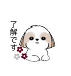 シーズースタンプ Stickers_Shih Tzu_k（個別スタンプ：11）