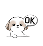 シーズースタンプ Stickers_Shih Tzu_k（個別スタンプ：15）