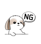 シーズースタンプ Stickers_Shih Tzu_k（個別スタンプ：16）