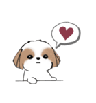 シーズースタンプ Stickers_Shih Tzu_k（個別スタンプ：21）