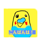 可愛いセキセイちゃん達1 cute birds 1（個別スタンプ：9）