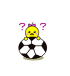 サッカー大好きなひよこ（個別スタンプ：28）