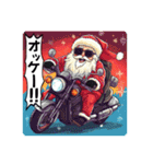 バイク大好き！サンタライダー！（個別スタンプ：3）