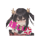 AI美女イラストスタンプ和装ver（個別スタンプ：30）