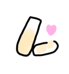 乱暴なすず本 恋愛  また寝ぼう（個別スタンプ：2）