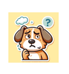 犬の色んな表情（個別スタンプ：6）