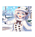 「Snowy Delight: クリスマスチア」（個別スタンプ：12）