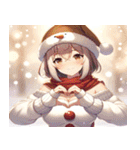 「Snowy Delight: クリスマスチア」（個別スタンプ：13）