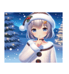 「Snowy Delight: クリスマスチア」（個別スタンプ：15）