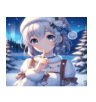 「Snowy Delight: クリスマスチア」（個別スタンプ：17）