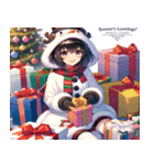 「Snowy Delight: クリスマスチア」（個別スタンプ：21）