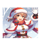 「Snowy Delight: クリスマスチア」（個別スタンプ：22）