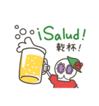 カラベラ子ちゃんのスペイン語＆台湾語（個別スタンプ：34）