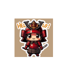 紅の甲冑武将スタンプ！（個別スタンプ：2）