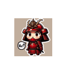 紅の甲冑武将スタンプ！（個別スタンプ：15）