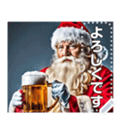 【酒】ビール大好きサンタクロース（個別スタンプ：21）
