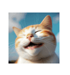 猫ミーム【面白い・表情豊か・日常】（個別スタンプ：4）
