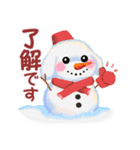 かわいいトイプードル☆冬【修正版】（個別スタンプ：5）