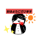 雪だふまスタンプ！！（個別スタンプ：5）