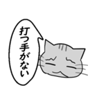 ひと言伝えるふきだしネコ 17（個別スタンプ：18）