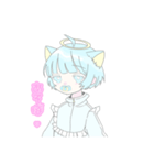 無気力天使猫ちゃん（個別スタンプ：7）