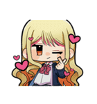 学校制服ガールズ（個別スタンプ：9）