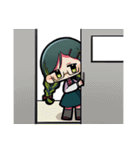 学校制服ガールズ（個別スタンプ：34）