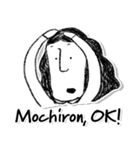 モノクロガールズvol.1（個別スタンプ：4）