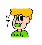 怒る男の子（個別スタンプ：7）