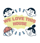 WE LOVE THIS HOUSE（個別スタンプ：1）