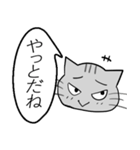 ひと言伝えるふきだしネコ 18（個別スタンプ：1）