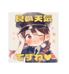 毎日使える警察娘ちゃん（個別スタンプ：6）