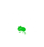 Green little frog 8（個別スタンプ：7）