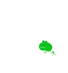 Green little frog 8（個別スタンプ：10）