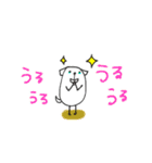 mottoの白豆犬♡冬（個別スタンプ：14）