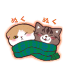 冬のふわふわ猫たち（個別スタンプ：16）