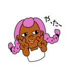 ガングロごりらちゃん（個別スタンプ：16）