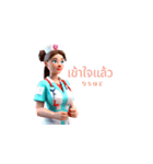 AI Nurse Sticker:Thai Version（個別スタンプ：10）