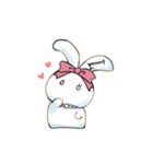 【うさぎのミルク】ラテちのLINEスタンプ（個別スタンプ：1）