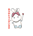 【うさぎのミルク】ラテちのLINEスタンプ（個別スタンプ：7）