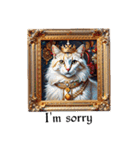 Portrait cat (English edition)（個別スタンプ：6）