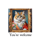 Portrait cat (English edition)（個別スタンプ：16）