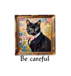 Portrait cat (English edition)（個別スタンプ：22）