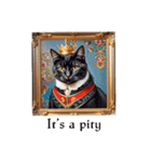 Portrait cat (English edition)（個別スタンプ：26）