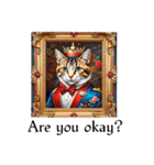 Portrait cat (English edition)（個別スタンプ：29）