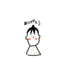 独特な髪型の人びと（個別スタンプ：6）