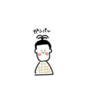 独特な髪型の人びと（個別スタンプ：22）