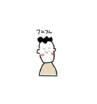 独特な髪型の人びと（個別スタンプ：25）