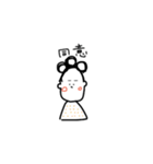 独特な髪型の人びと（個別スタンプ：27）